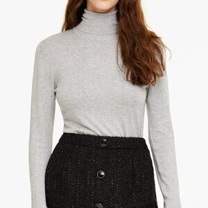 2/$20🛍OVS Light Grey Turtleneck Sweater Jumper